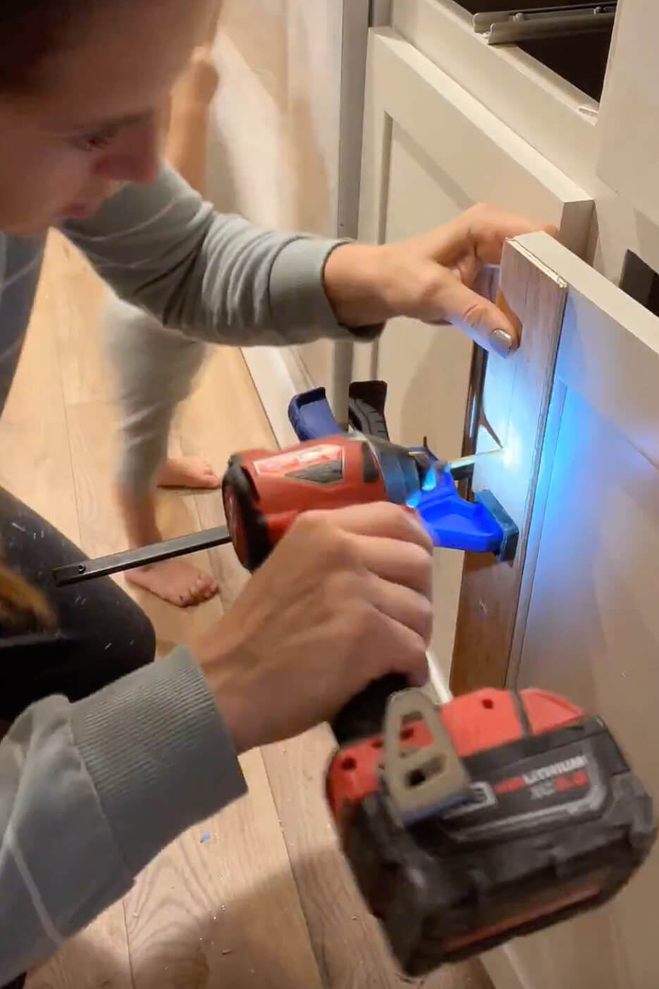 Hack for installing cabinet hardware the easy way. 